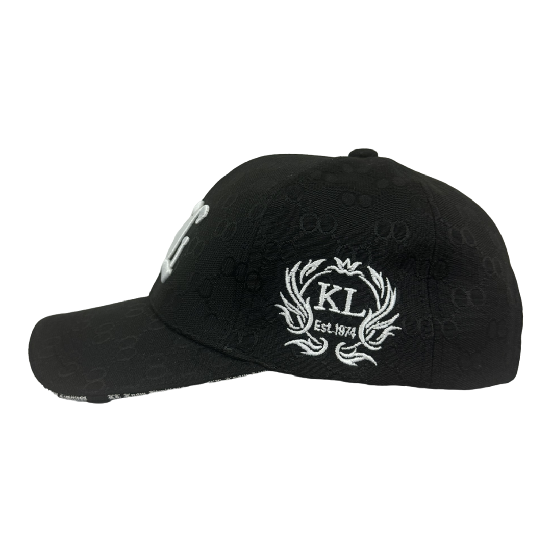 KL Classic Black Onyx White Embroidery