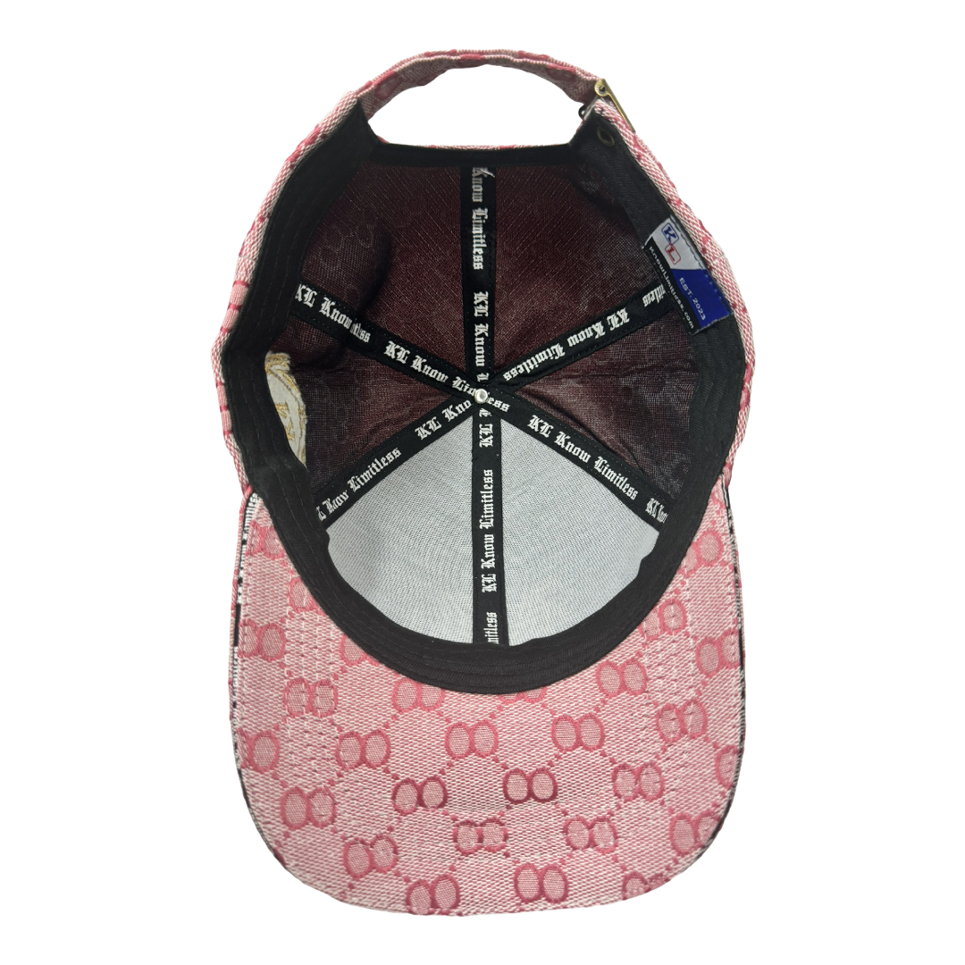 KL Classic Pink Constellation Cap/Gold Embroidery