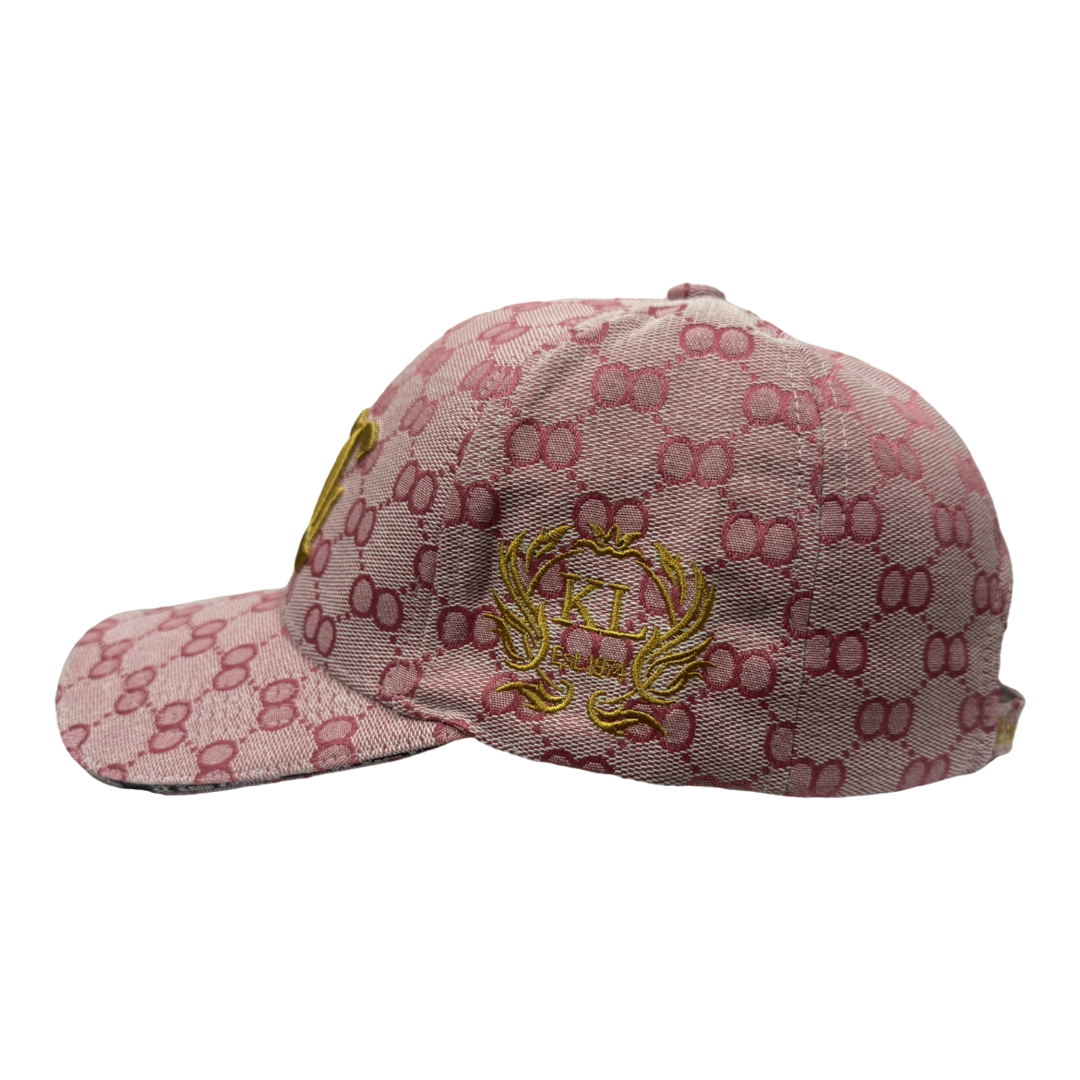 KL Classic Pink Constellation Cap/Gold Embroidery